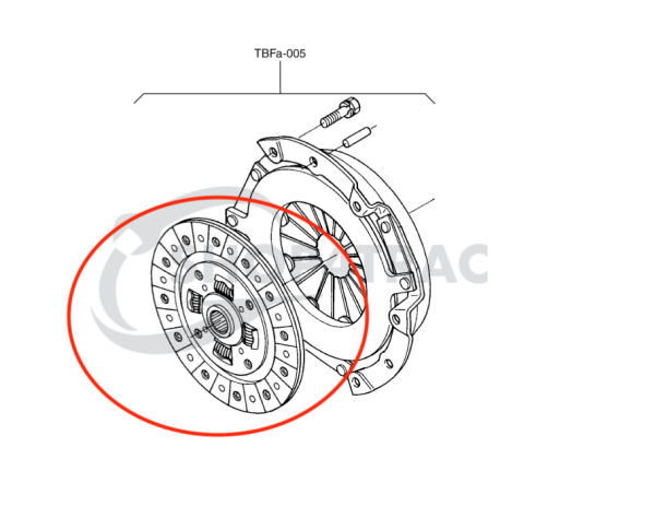 Disco frizione Kubota B1121D – B1181 | Da B1220 a B1820