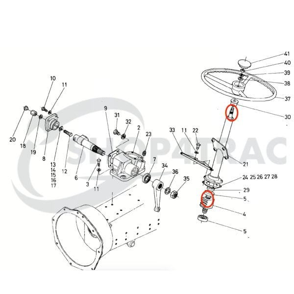 Barra dello sterzo Kubota B5000 | Italiano: Italiano: Modello B6000E | ZB6000 Zen-noh