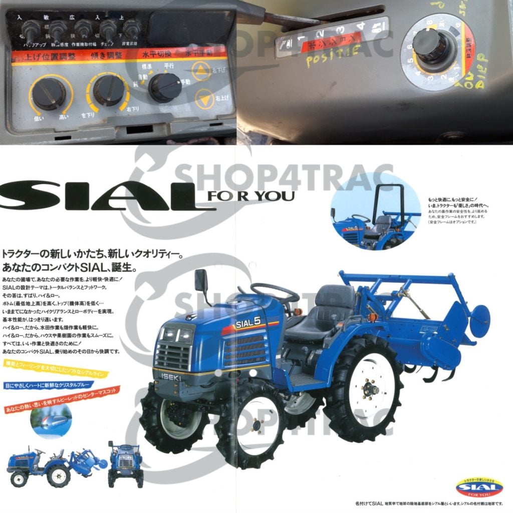 Comando ascensore Iseki SIAL TF5 – TF193 | SIAL223 | SIAL21 – SIAL26 | TF21 – TF26 – Come funziona il controllo elettronico giapponese?