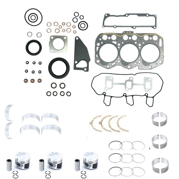 Revisieset Yanmar 3TNV76 | 3D76E | John Deere | Goldoni | Wacker Neuson | Komatsu – OEM: 119737-01330