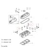 Boulon de culasse | boulon de culasse Mitsubishi L3A | L3C | L3E | L3E2 | MVL3E moteur | Peljob