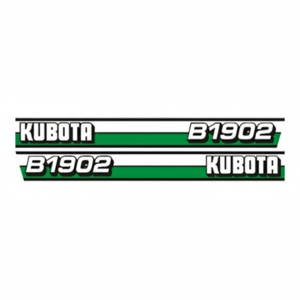 Sticker | Sticker Set Kubota B1902 | B Series