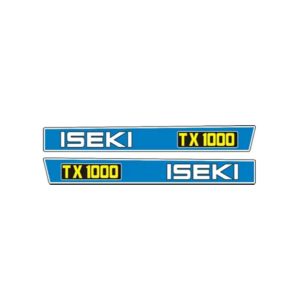 Iseki TX1000 Sticker Set | TX Series - Complete Set & Original Look