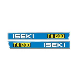 Stickers | Iseki TX1300 sticker set | TX Series