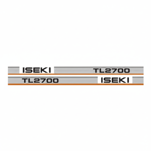 Sticker | Stickerset Iseki TL2700 | TL Series