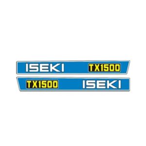 Juego de Adhesivos Iseki TX1500 | Serie TX - Juego Completo y Aspecto Original