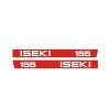 Aufklebersatz Iseki TX155 | TX Serie - Komplettsatz &amp; Originalgetreuer Look