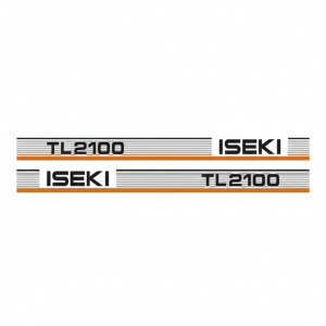 Sticker | Stickerset Iseki TL2100 | TL Series