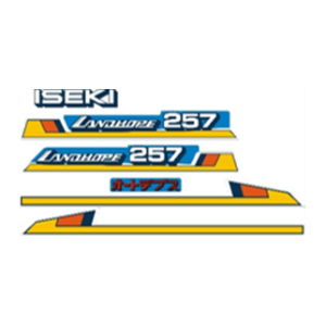 Sticker | Stickerset Iseki Landhope TU257 | TU Series