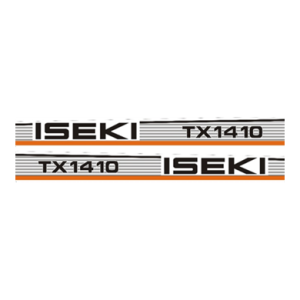 Set di adesivi Iseki TX1410 | Serie TX - Set completo e look originale