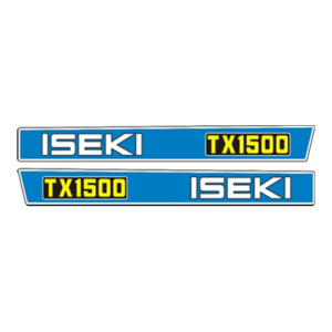Iseki TX1500 Sticker Set | TX Series - Complete Set & Original Look