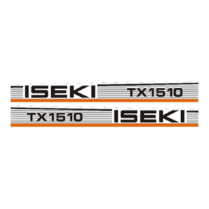 Iseki TX1510 Sticker Set | TX Series - Complete Set & Original Look