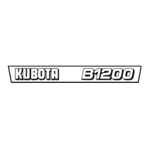 Sticker | Sticker Set Kubota B1200 | B Series