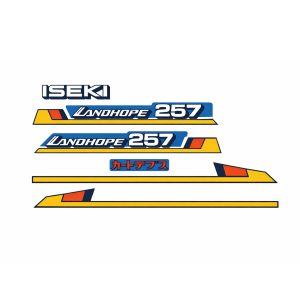 Sticker | Iseki Landhope TU257 | TU Series Sticker Set