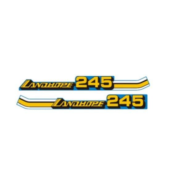 Stickers Iseki TU245 | achterzijde model 1 – OEM: TU245-DECAL-1, 8665-901-232-00