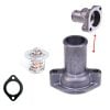 Alloggiamento del termostato | flangia dell'acqua + termostato Kubota D905 | D1005 | D1105 | V1305 | V1505 – OEM: 16271-73260, 16241-73260, 15321-73260