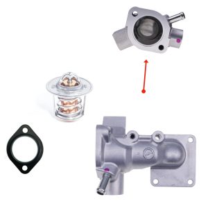 Thermostaathuis + thermostaat Kubota D905 - V1505