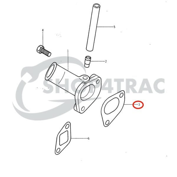Ansaugkrümmerdichtung Mitsubishi KE70 | KE75 | Iseki | Bolens | Satoh | Suzue