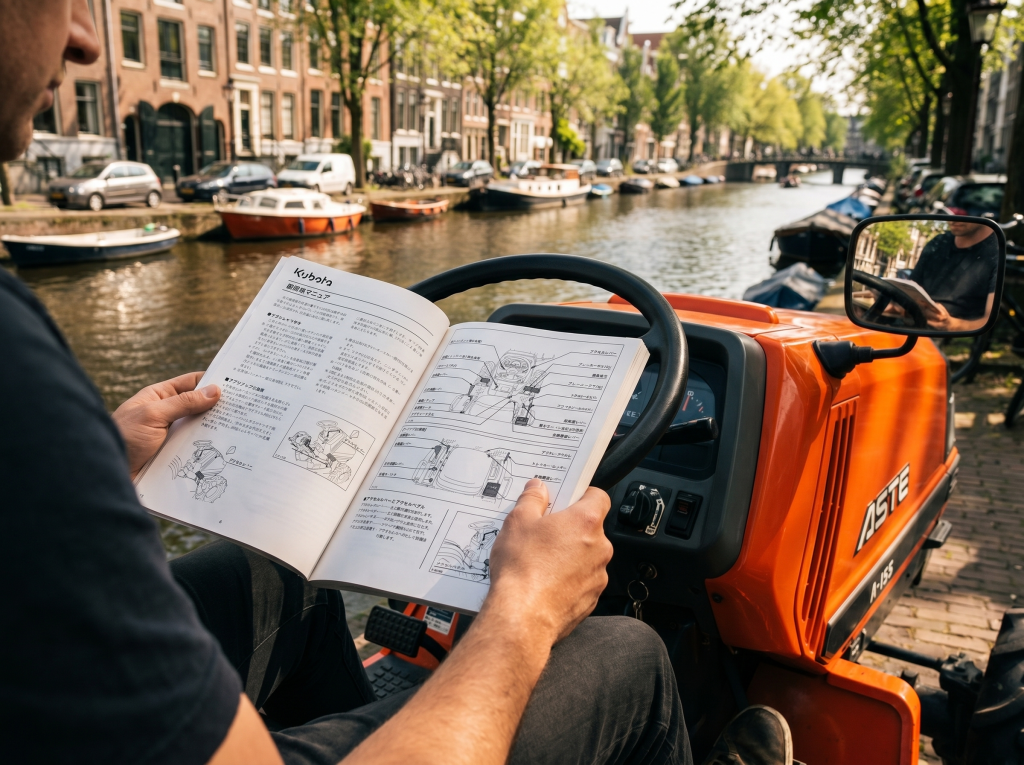 Onderhoudsschema Kubota Aste A-155, A-175 en A-195 – wat, wanneer en hoeveel