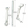 three-point hitch | 3-point lifting set 12×500 Iseki | TX1000 – TX155 | TU1400 – TU1601