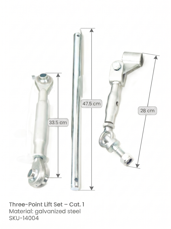 three-point hitch | 3-point lifting set 12×500 Iseki | TX1000 – TX155 | TU1400 – TU1601