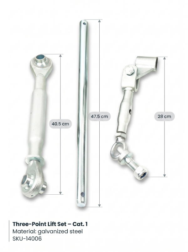 Attacco a tre punti | Set di sollevamento a 3 punti 16×600 Iseki | TX1000 – TX155 | TU1400 – TU1601