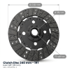 Kupplungsscheibe Kubota L2900 – L4400 | Massey Ferguson 1529 – 1643 | John Deere 850 | 4500 | Kioti DK35 – 240 mm 19T