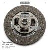 Tarcza sprzęgła New Holland TC45 | T2320 | T2330 | Case-IH Farmall 45 – 50 | D45 – 260 mm 16T
