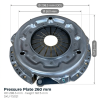 Kit frizione New Holland TC45 | T2320 | T2330 | Case-IH Farmall 45 – 50 – 260 mm 16T