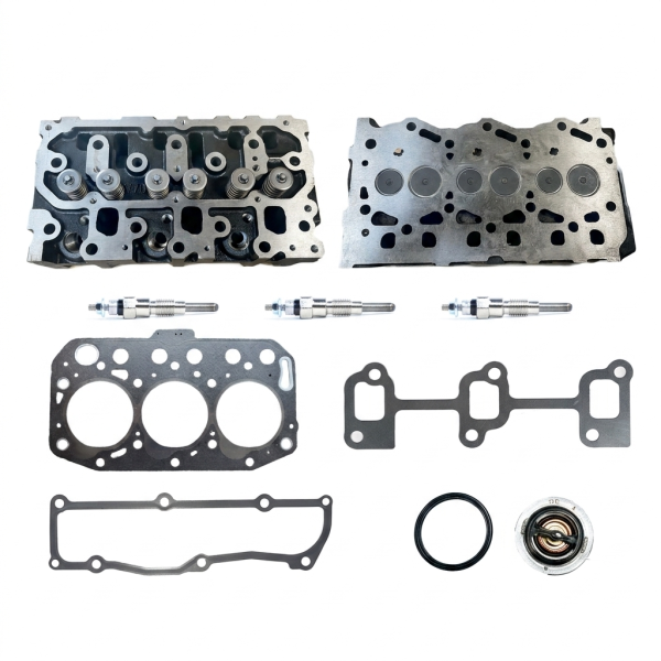 Cilinderkop Yanmar 3TNV70 | SV15 | SV17 | ViO15 | John Deere | Hitachi | Takeuchi | compleet + koppakking + gloeibougie – OEM: 119515-11740, 11951511740, 119515-11100