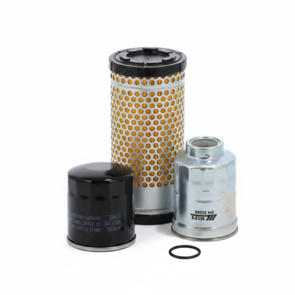 Kit de filtro Iseki TH5370 | TH5420 – kit de mantenimiento completo (filtro de aceite, de combustible y de aire) – OEM: 6213-240-005-10, SO10070, P550335