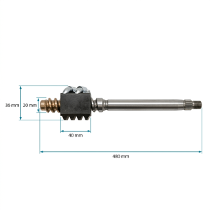 Piantone dello sterzo Kubota B5001 | B6001 | B7001 – B-10 | B4200 | B5100 | B6000 | B6100 | B7000 | B7100 | B8100 – OEM: H6680-41202, H6680-4120-2, H668041202