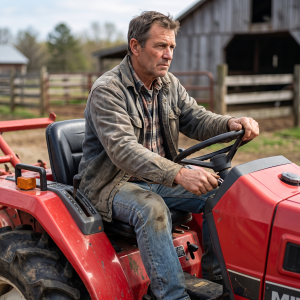Dashboard en bediening van een Mitsubishi MT-serie tractor