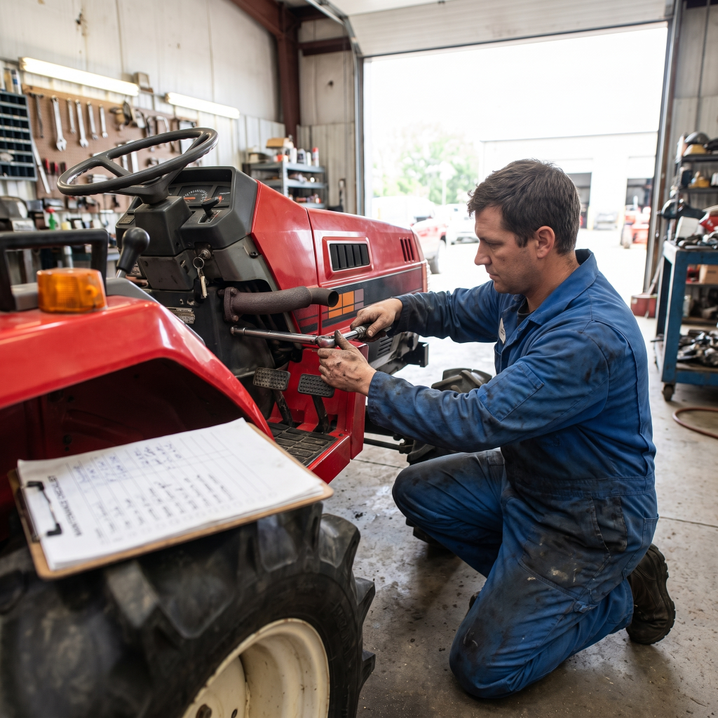 Mitsubishi MT14–MT20 Wartungsplan und Einstellwerte