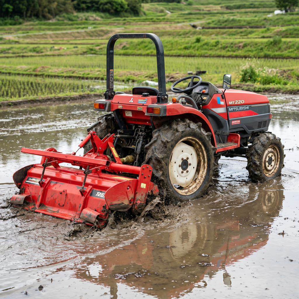 Mitsubishi MT160–MT240 hidráulica, TDF y aperos
