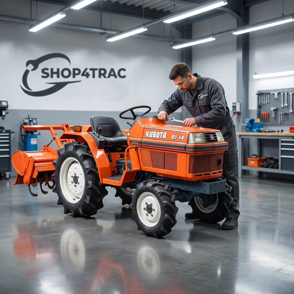 Kubota B1-14 a B1-17: esquema de mantenimiento y valores de ajuste