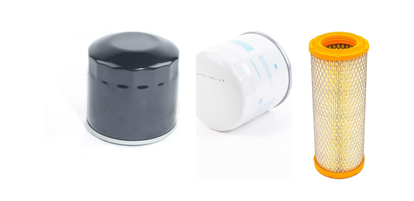 Filterset Yanmar EG220 - EG230 | 3TNV82A - 3TNV88 – oliefilter, luchtfilter en brandstoffilter – OEM: SN25027, 119802-55800