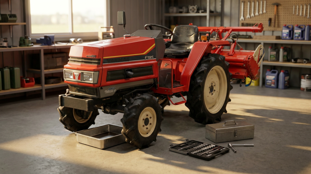 Programa de mantenimiento y valores de ajuste Yanmar F195–FX265