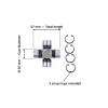 Universal joint 20x57mm | Kubota B/F/G series | Iseki TU/TX | Yanmar | Bolens